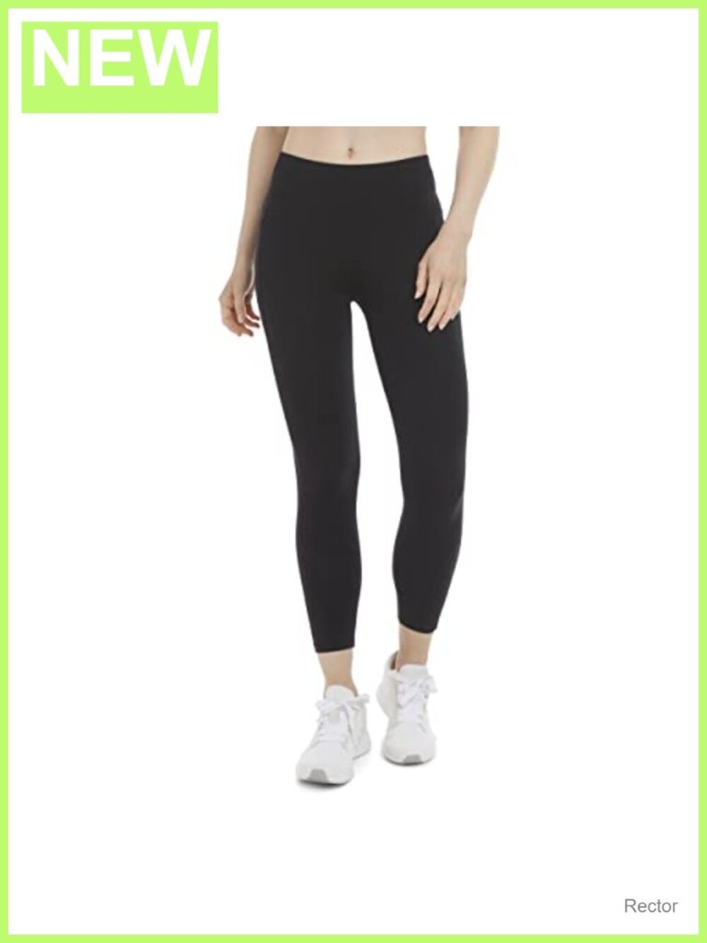 Cotton Stretch 7/8 Leggings with Pockets High Rise Pull On 24 Inseam